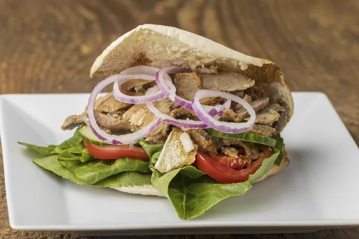 Framed Print : Doner Kebab Print Framed Print : Doner Kebab Print