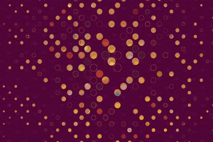 Framed Print : Dots Pattern Texture Print Background Illustration