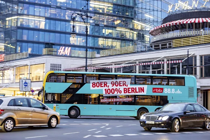 Framed Print : Double-decker Bus Print: Berlin Cityscape Framed Print : Double-decker Bus Print: Berlin Cityscape