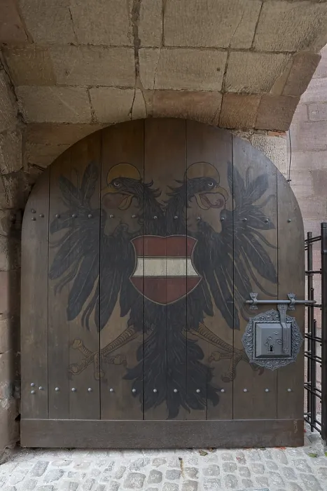 Framed Print : The Double-Headed Eagle Print, Nuremberg Kaiserburg Gate Framed Print : The Double-Headed Eagle Print, Nuremberg Kaiserburg Gate