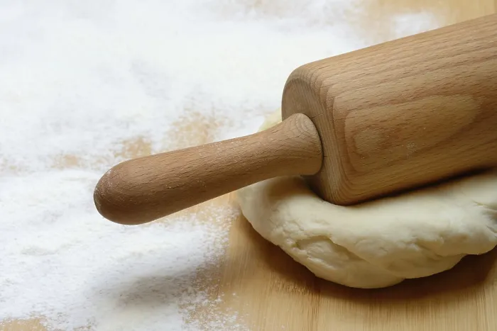 Framed Print : Dough Roller Print on Dough Framed Print : Dough Roller Print on Dough