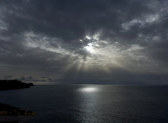 Framed Print : Dramatic Cloud Formation Print, Santa Ponca Bay, Majorca Framed Print : Dramatic Cloud Formation Print, Santa Ponca Bay, Majorca