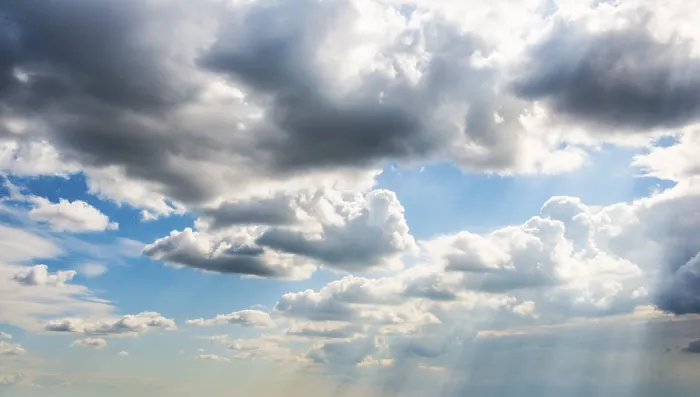 Framed Print : Dramatic Clouds Print: Blue Skies and Majestic Cumulus Framed Print : Dramatic Clouds Print: Blue Skies and Majestic Cumulus