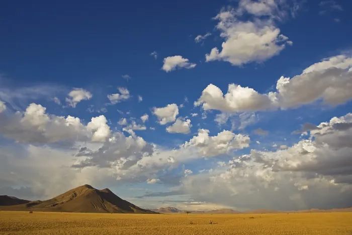 Framed Print : Dramatic Clouds Print over Tiras Mountains, Namibia