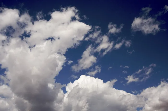 Framed Print : Dramatic Clouds Print on Deep Blue Sky Framed Print : Dramatic Clouds Print on Deep Blue Sky