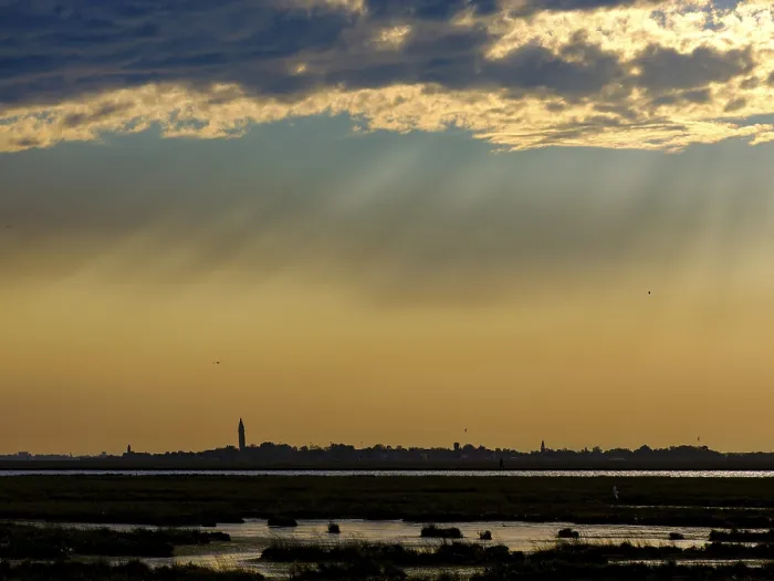 Framed Print : Dramatic Clouds Over Venice Lagoon Print Framed Print : Dramatic Clouds Over Venice Lagoon Print