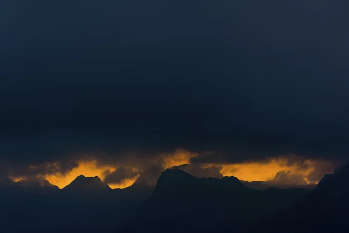 Framed Print : Dramatic Clouds above Lechtal Mountains Print, Austria Framed Print : Dramatic Clouds above Lechtal Mountains Print, Austria