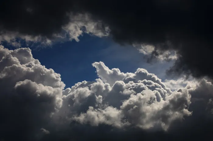Framed Print : Austrian Cumulus Cloudscape Print