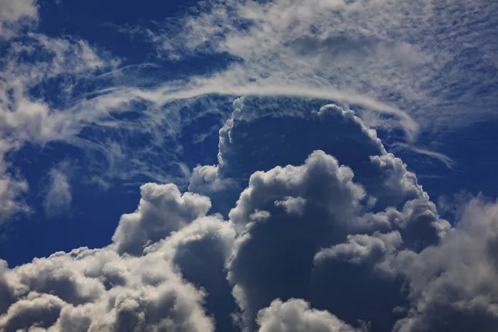Framed Print : Austrian Cumulus Cloudscape Print