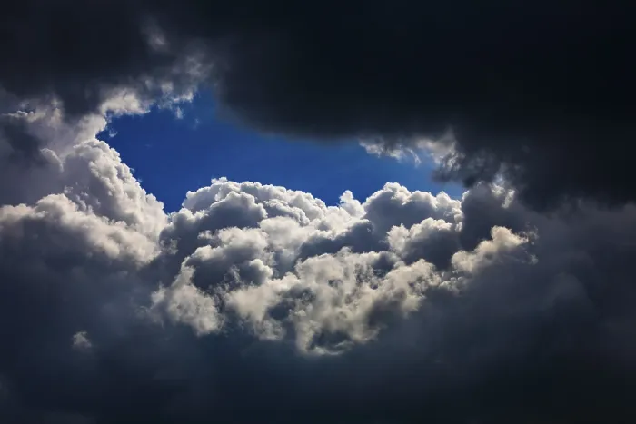 Framed Print : Austrian Cumulus Cloudscape Print Framed Print : Austrian Cumulus Cloudscape Print