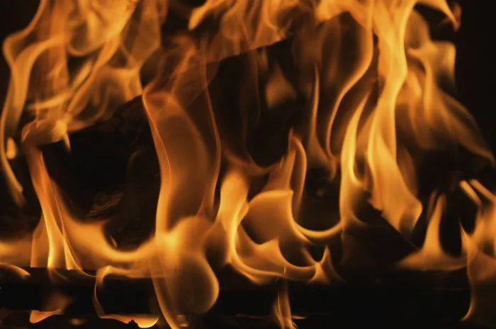Framed Print : Dramatic Flames Print Against Dark Background Framed Print : Dramatic Flames Print Against Dark Background