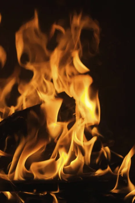 Framed Print : Dramatic Flames Print Against Dark Background Framed Print : Dramatic Flames Print Against Dark Background