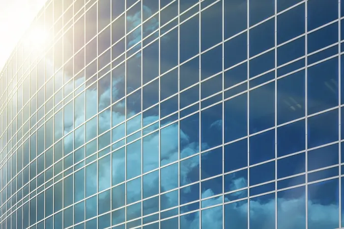 Framed Print : Dramatic Reflective Corporate Building Background Print Framed Print : Dramatic Reflective Corporate Building Background Print