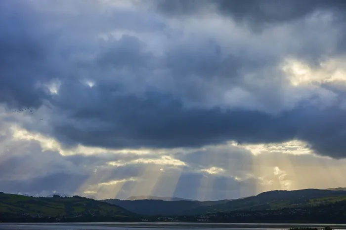 Framed Print : Dramatic Sky Print over Dingwall, Scotland Framed Print : Dramatic Sky Print over Dingwall, Scotland