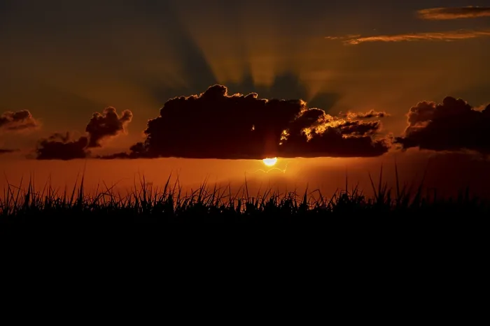 Framed Print : Dramatic Sunset Print over Chebel, Mauritius Framed Print : Dramatic Sunset Print over Chebel, Mauritius