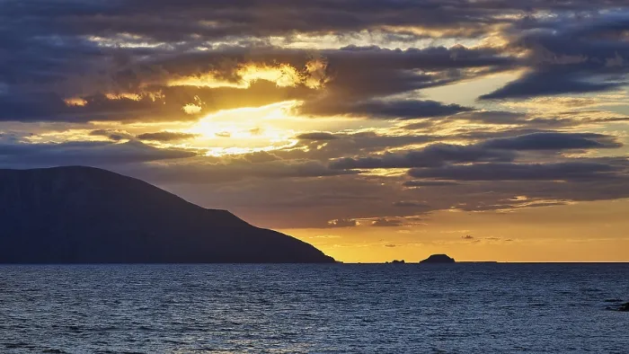 Framed Print : Dramatic Sunset over Kassos Island Print Framed Print : Dramatic Sunset over Kassos Island Print