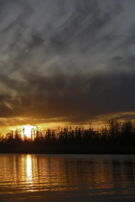 Framed Print : Dramatic Sunset Print, Peenetal Nature Park, Germany Framed Print : Dramatic Sunset Print, Peenetal Nature Park, Germany