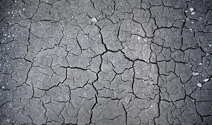Framed Print : Dried Out Soil Print - Grey Landscape Framed Print : Dried Out Soil Print - Grey Landscape