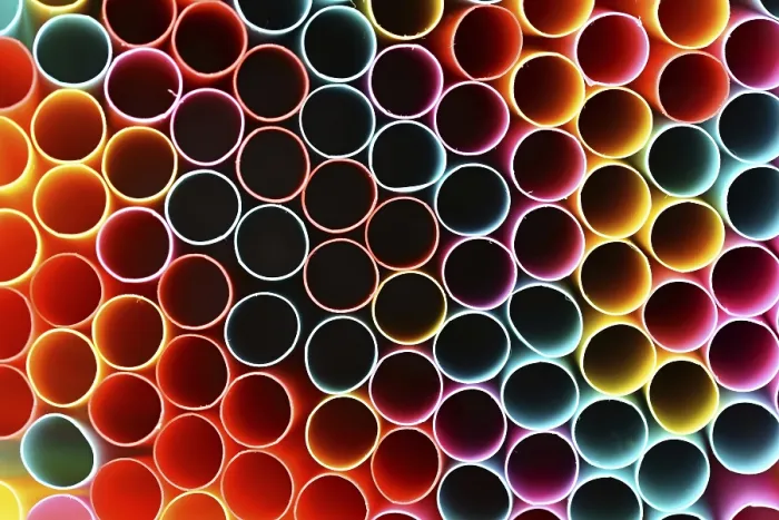 Framed Print : Macro Print of Colorful Drinking Straws Framed Print : Macro Print of Colorful Drinking Straws