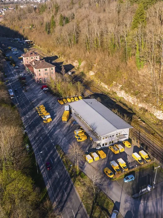 Framed Print : Drone View Print of Deutsche Post, Calw, Germany Framed Print : Drone View Print of Deutsche Post, Calw, Germany