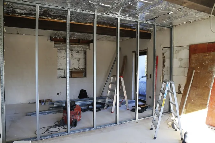 Framed Print : Dry Construction, Dry Lining Print