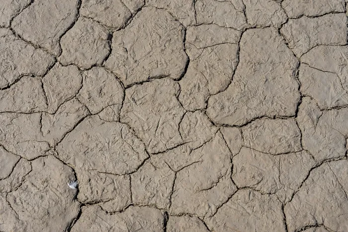 Framed Print : Dry, Cracked Earth Textured Print Framed Print : Dry, Cracked Earth Textured Print