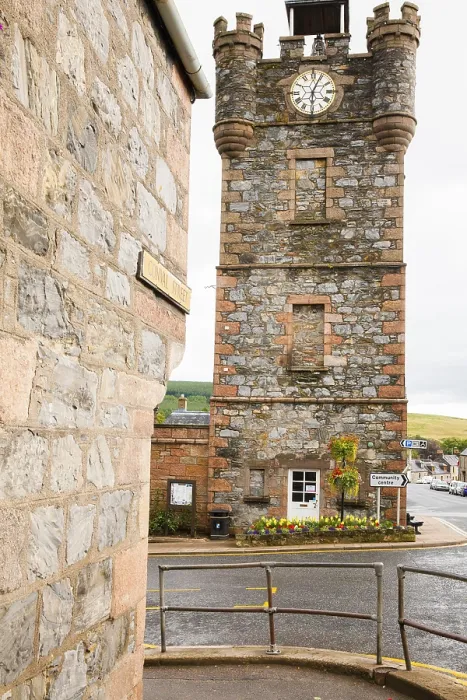 Framed Print : Dufftown Clock Tower Print - August 2014 Framed Print : Dufftown Clock Tower Print - August 2014