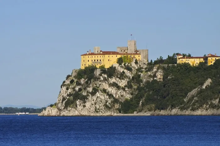 Framed Print : Duino Castello Print near Trieste, Italy Framed Print : Duino Castello Print near Trieste, Italy