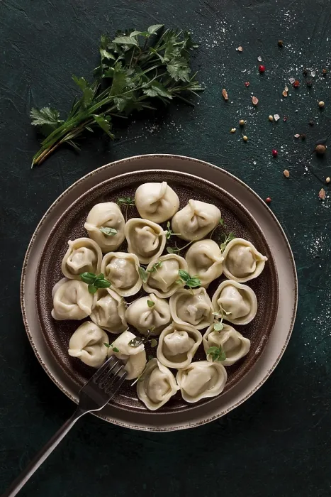 Framed Print : Dark Background Dumpling Print Framed Print : Dark Background Dumpling Print