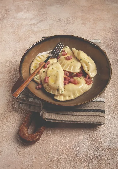 Framed Print : Polish Fried Prosciutto Dumplings Print Framed Print : Polish Fried Prosciutto Dumplings Print