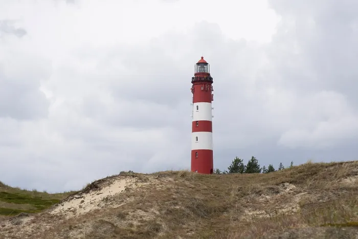 Framed Print : Amrum Lighthouse Dune Landscape Print, Germany Framed Print : Amrum Lighthouse Dune Landscape Print, Germany