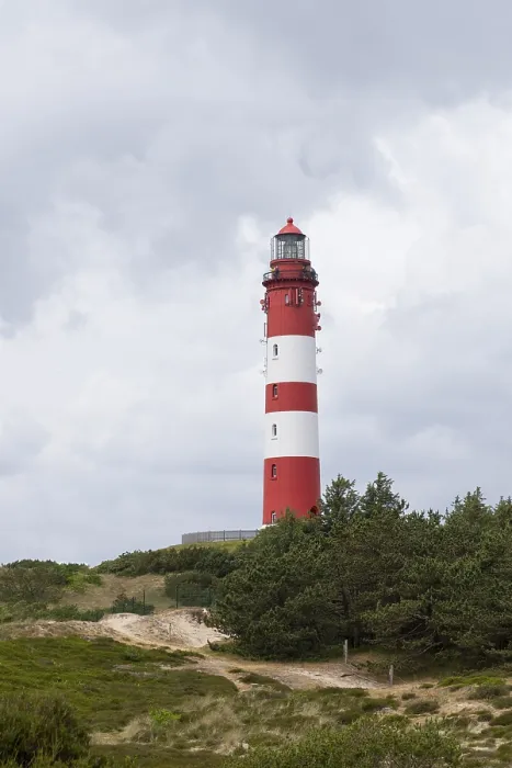 Framed Print : Dune Landscape with Lighthouse Print, Amrum Island, Germany Framed Print : Dune Landscape with Lighthouse Print, Amrum Island, Germany
