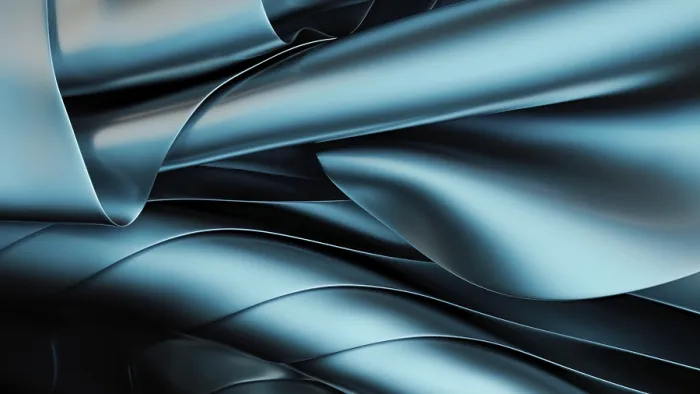 Framed Print : Metallic Blue Wave 3D Print Framed Print : Metallic Blue Wave 3D Print