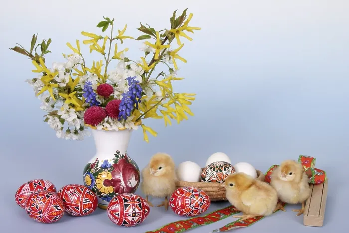 Framed Print : Easter Arrangement Print