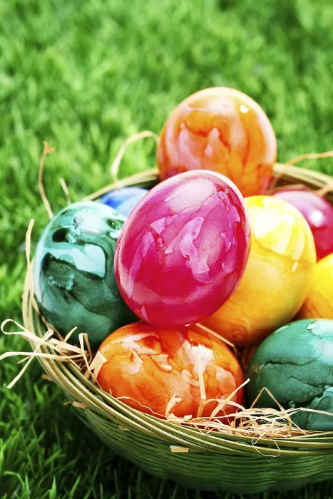 Framed Print : Easter Eggs in a Lawn Nest Print Framed Print : Easter Eggs in a Lawn Nest Print