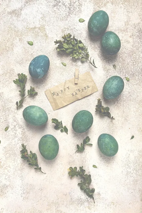 Framed Print : Retro Easter Eggs Print in Green Boxwood Framed Print : Retro Easter Eggs Print in Green Boxwood