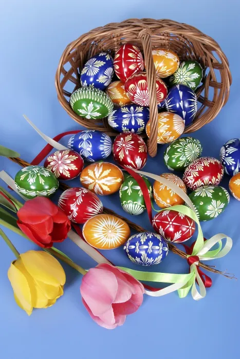 Framed Print : Easter Setting Print Framed Print : Easter Setting Print