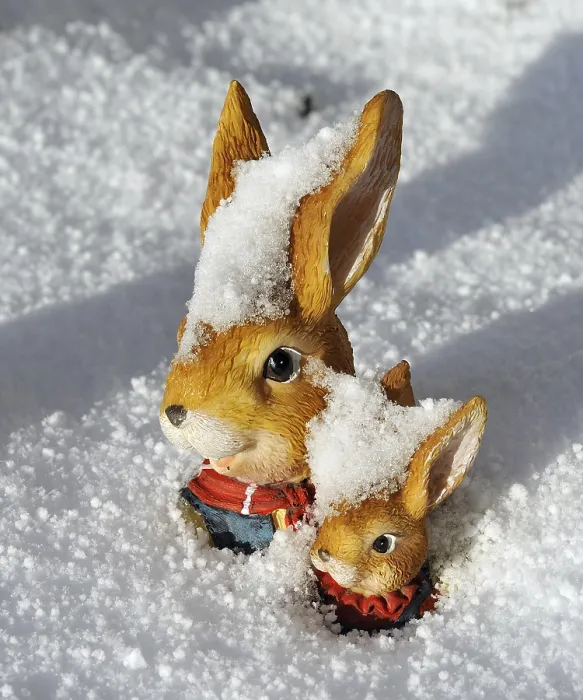 Framed Print : Easter in the Snow Print Framed Print : Easter in the Snow Print