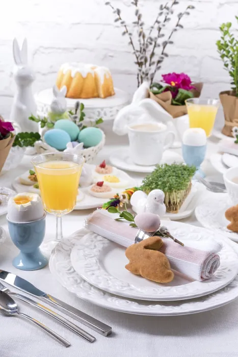 Framed Print : Easter Table Print Framed Print : Easter Table Print
