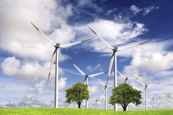 Framed Print : Ecology and Wind Power Print Framed Print : Ecology and Wind Power Print