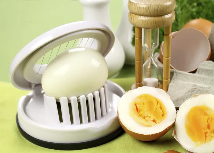 Framed Print : Egg Slicer with Boiled Eggs and Timer Print Framed Print : Egg Slicer with Boiled Eggs and Timer Print