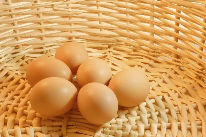 Framed Print : Eggs in a Basket Print Framed Print : Eggs in a Basket Print