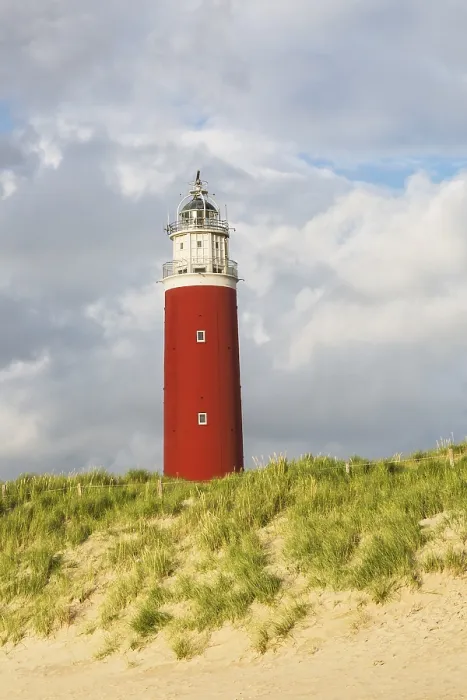 Framed Print : De Cocksdorp Eierland Lighthouse Print, Texel, Netherlands