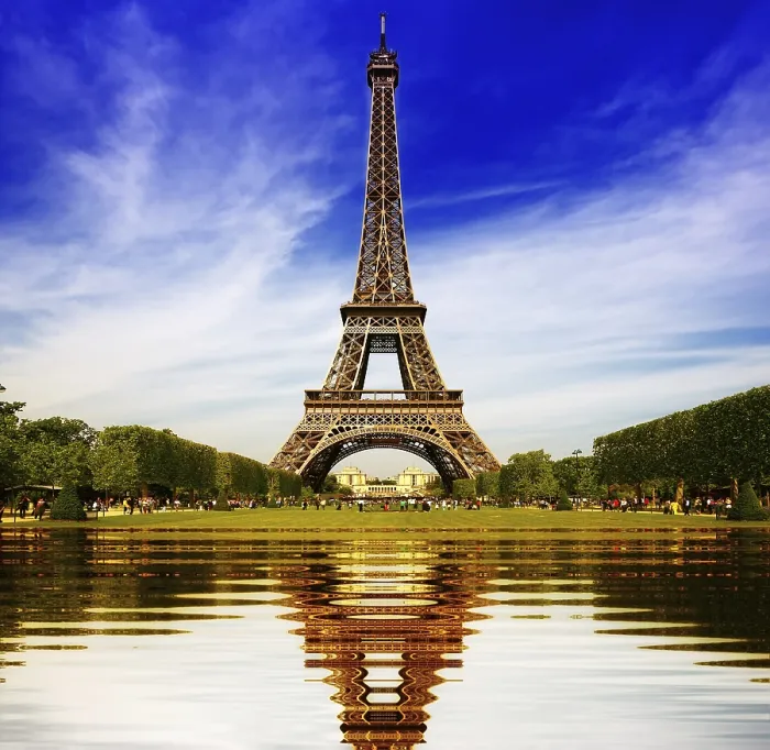 Framed Print : Eiffel Tower Abstract Reflection Print Framed Print : Eiffel Tower Abstract Reflection Print