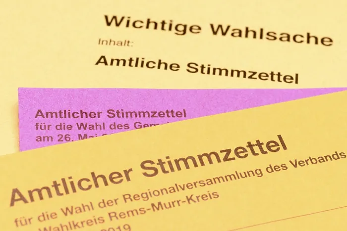 Framed Print : Local Election Documents Print, Germany Framed Print : Local Election Documents Print, Germany