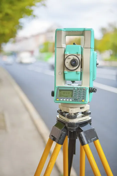 Framed Print : Electronical Theodolite Print Framed Print : Electronical Theodolite Print
