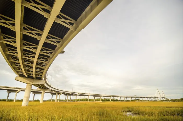 Framed Print : Elevated Highway Road and Pillars Print Framed Print : Elevated Highway Road and Pillars Print