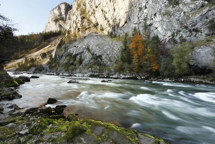 Framed Print : Enns River in the Gesaeuse Range Print, Styria, Austria Framed Print : Enns River in the Gesaeuse Range Print, Styria, Austria