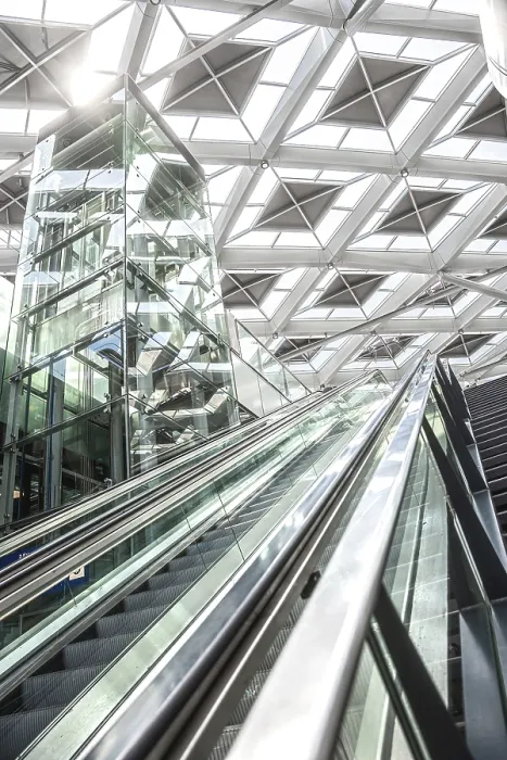 Framed Print : Escalators to the White Station Print, The Hague Framed Print : Escalators to the White Station Print, The Hague