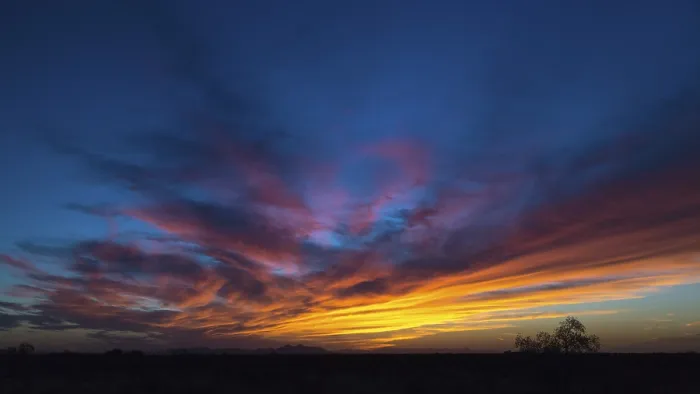 Framed Print : Evening Sky Print, Tucson Sunset Framed Print : Evening Sky Print, Tucson Sunset